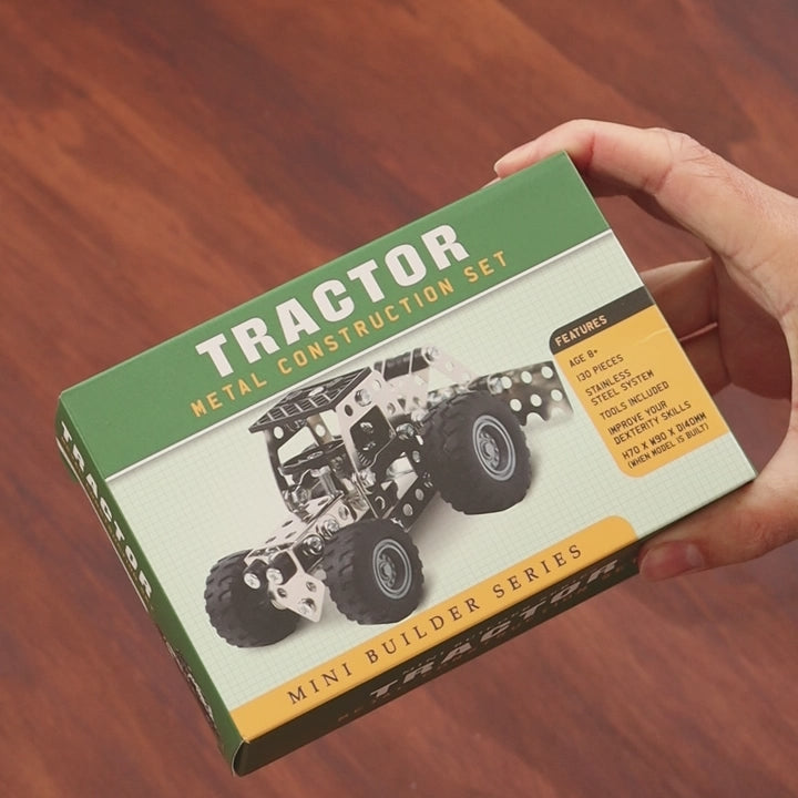Tractor Mini Builder Metal Construction Set