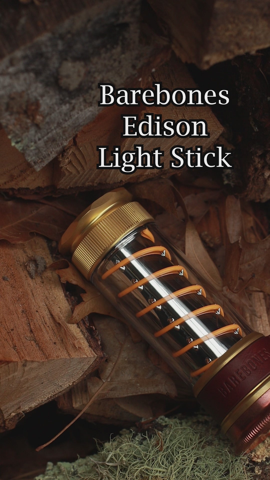 Barebones Edison Light Stick - Brass