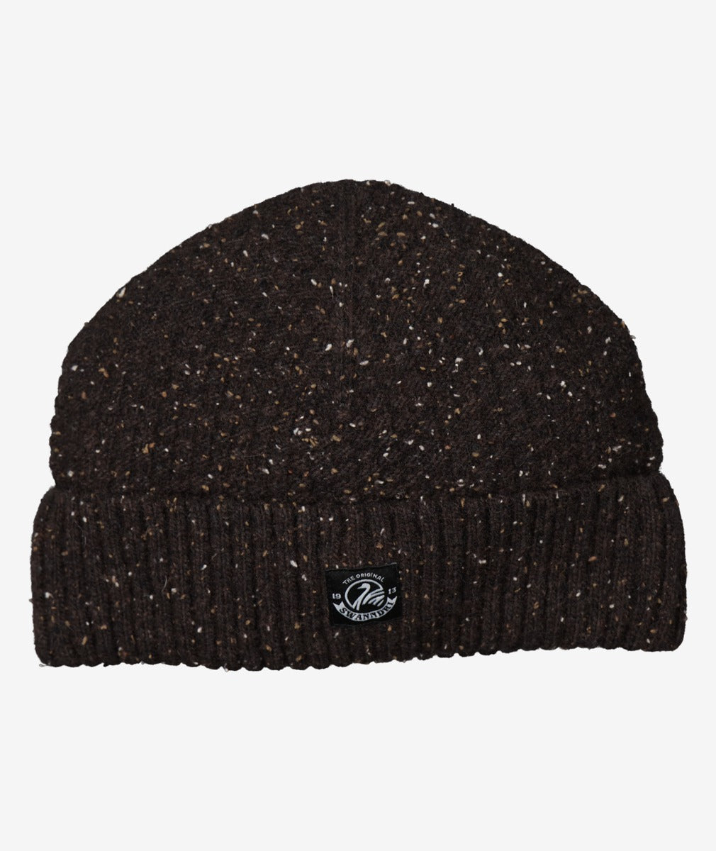 Swanndri South Rd Waffle Beanie - Coffee