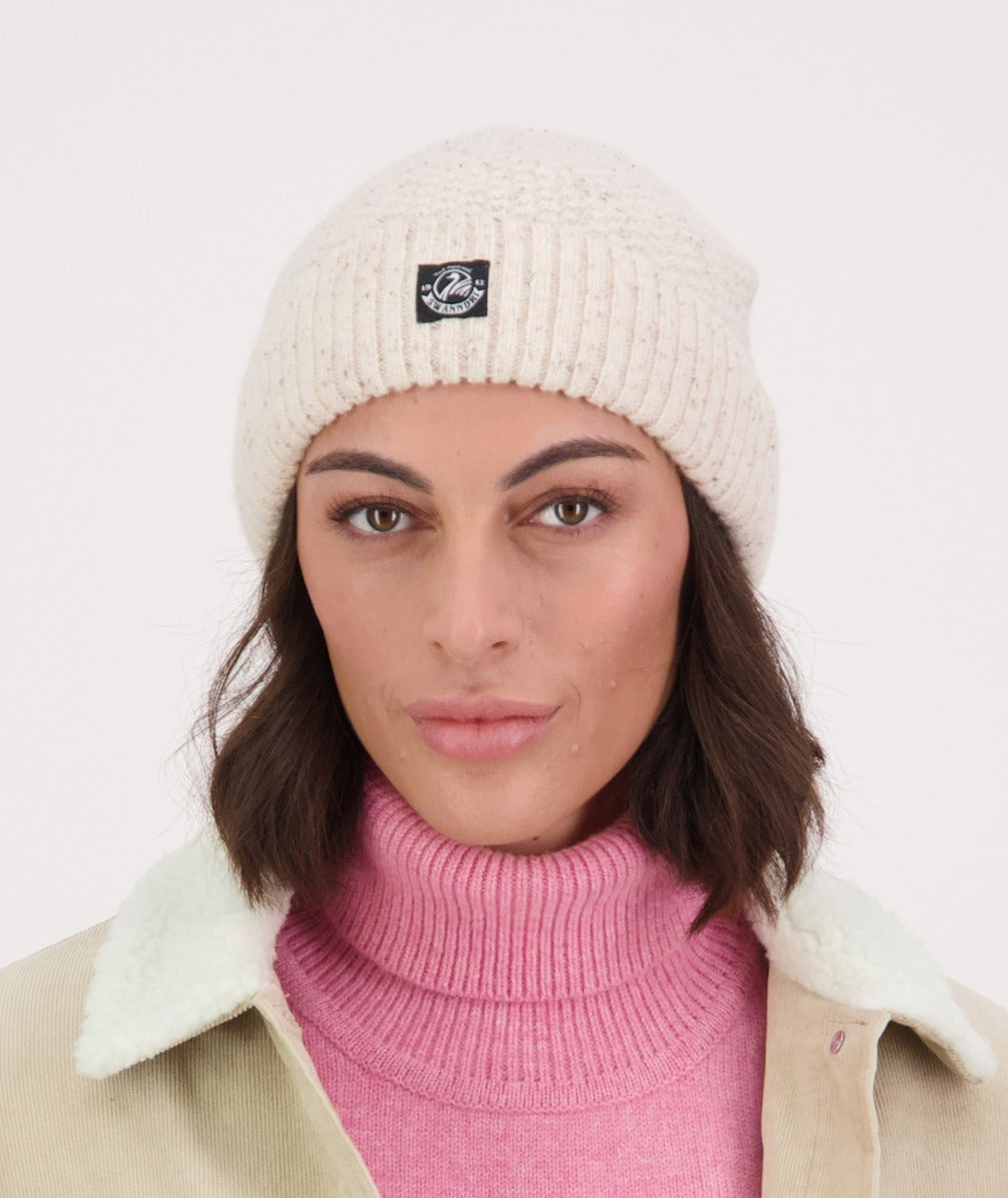 Swanndri South Rd Waffle Beanie - Sandshell