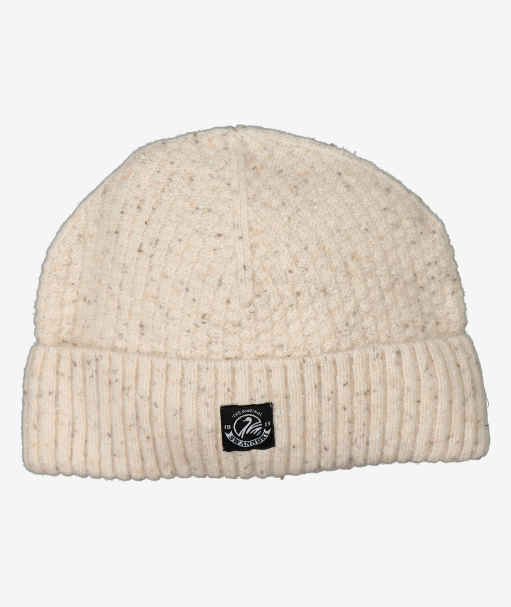 Swanndri South Rd Waffle Beanie - Sandshell