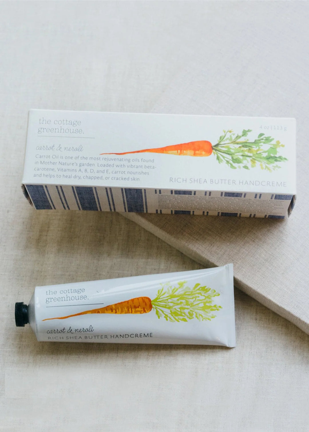 Cottage Greenhouse Hand Creme - Carrot and Neroli 226gm