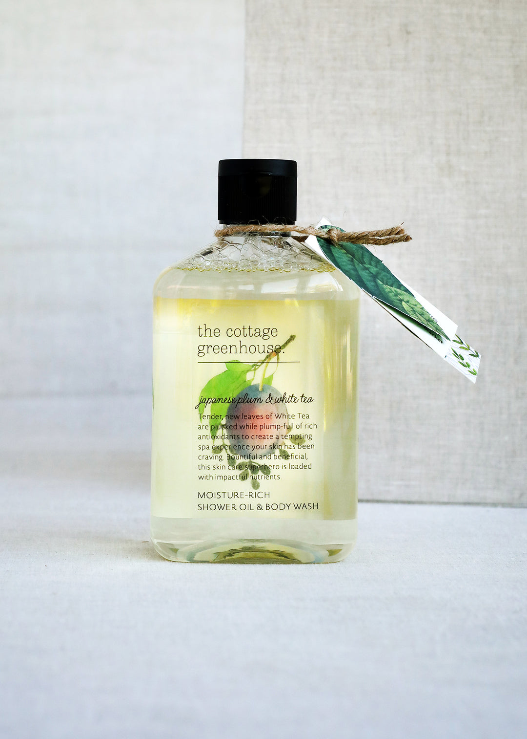 Cottage Greenhouse Body Wash - Japanese Plum and White Tea 340ml