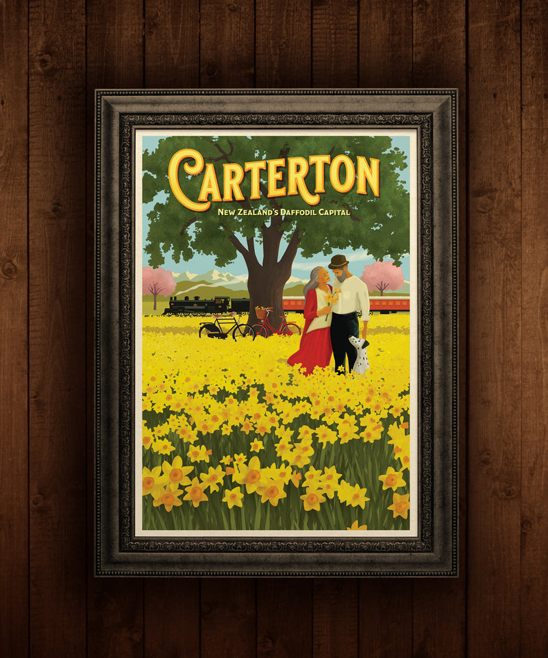 Limited Edition Art Prints: DAFFODIL DAYS - Carterton - Blackwell Press Exclusive