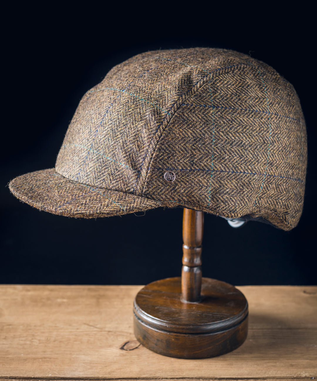 Tweed Cover for Kali Saha Helmet - Bartford Herringbone Brown