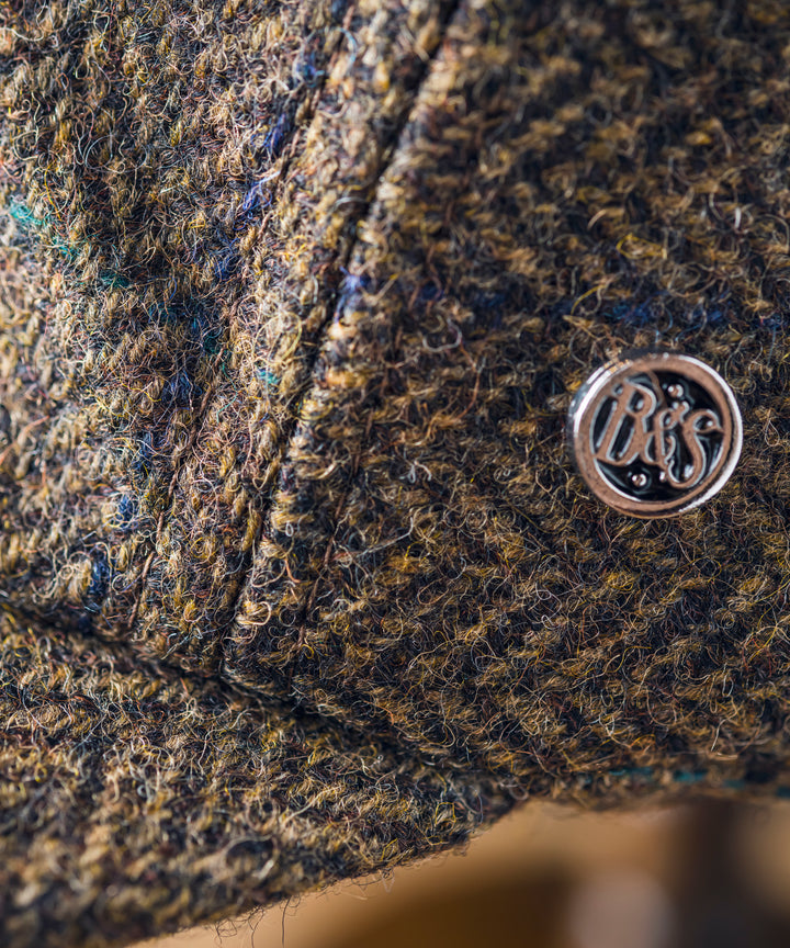 Tweed Cover for Kali Saha Helmet - Bartford Herringbone Brown