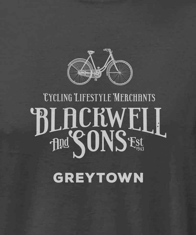 Blackwell and Sons Logo Tee Shirt - Charcoal