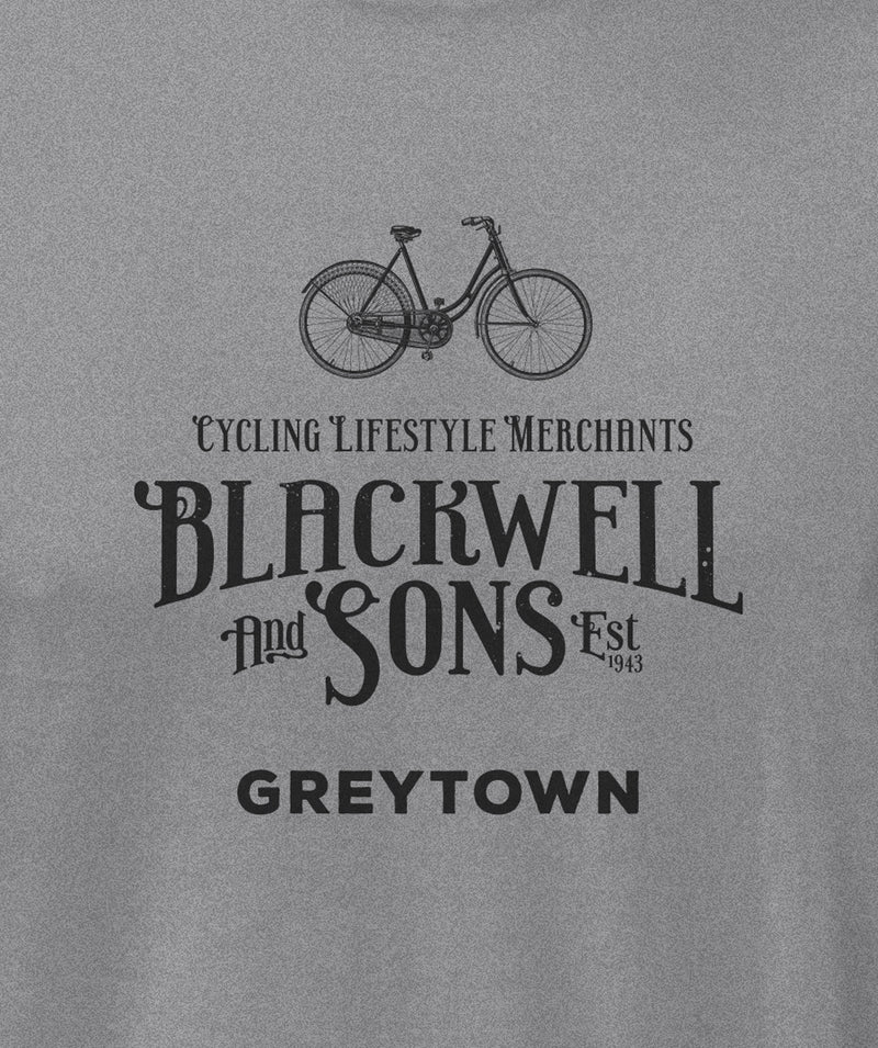 Blackwell and Sons Logo Tee Shirt - Grey Marl