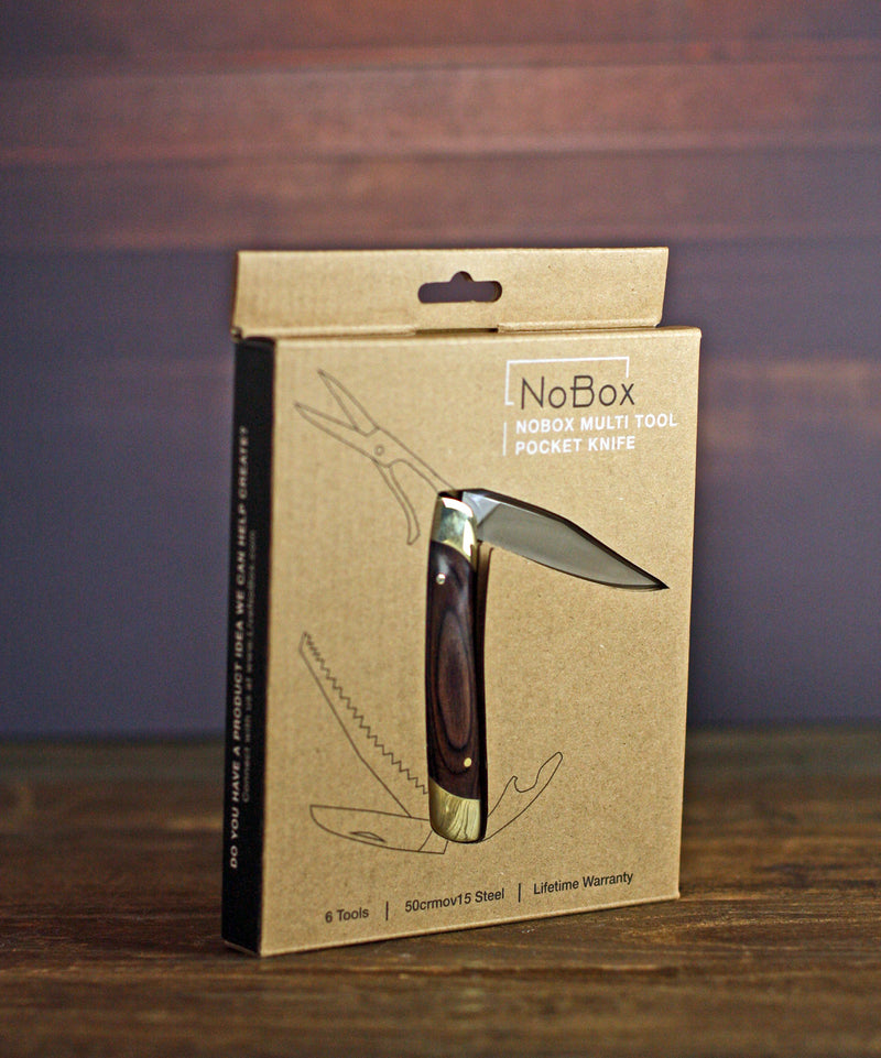 Barebones Multi Tool Pocket Knife - Natural