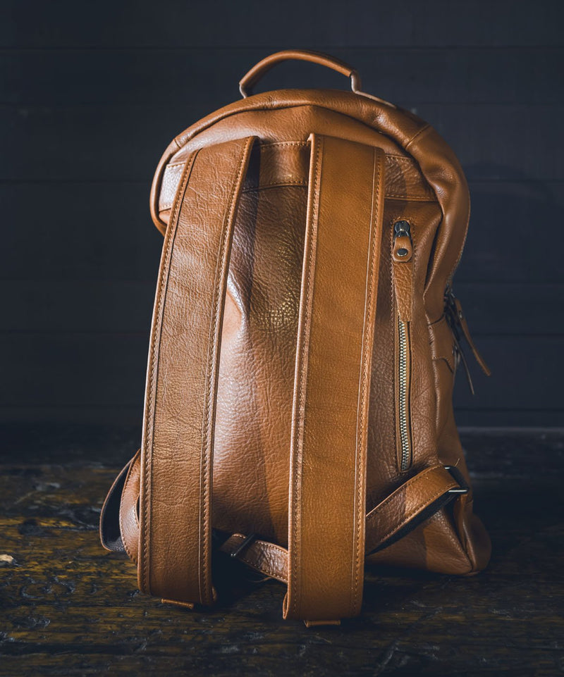 MVP Leather Backpack - Cognac