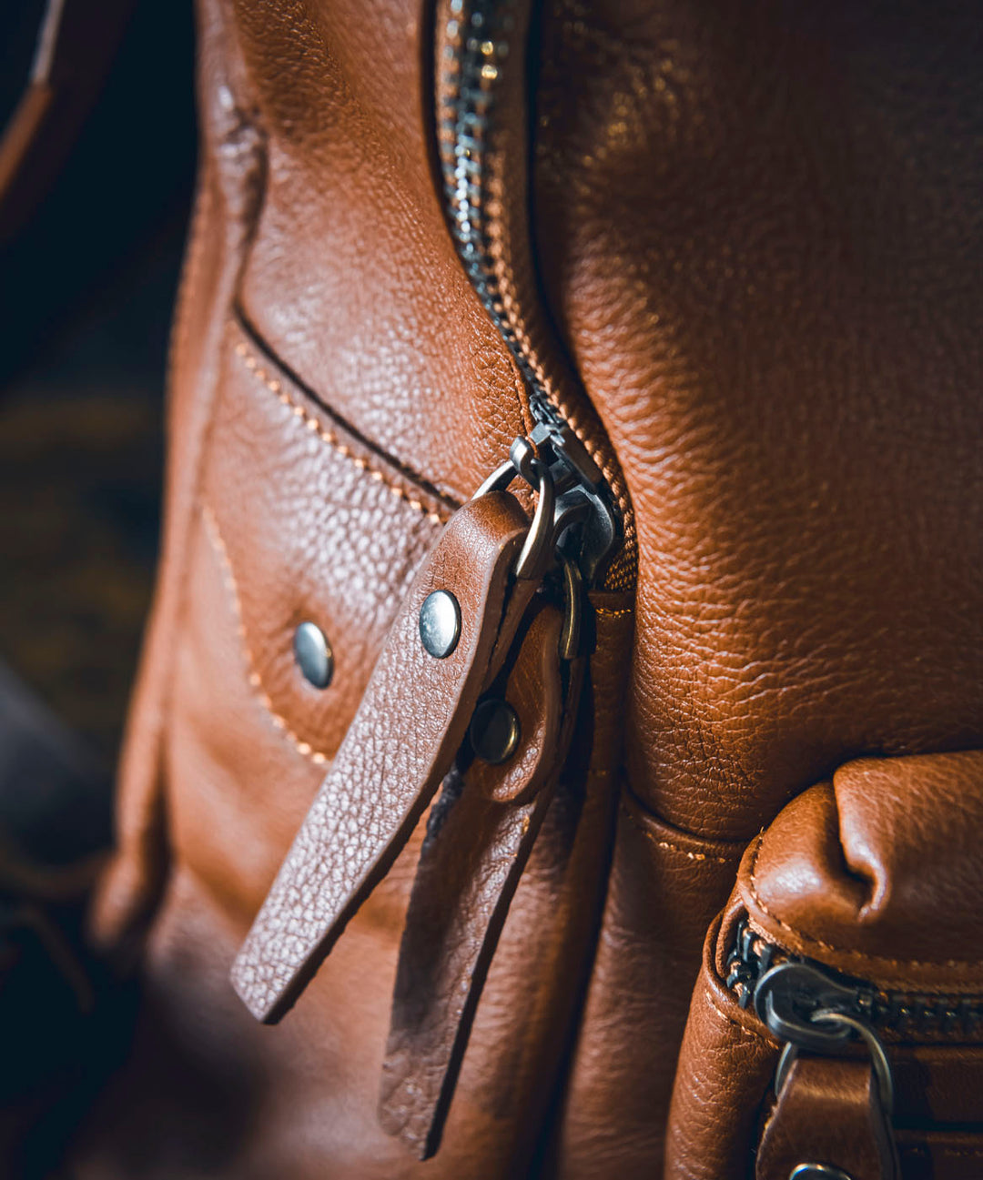 brown leather backpack nz MVP Leather Backpack
