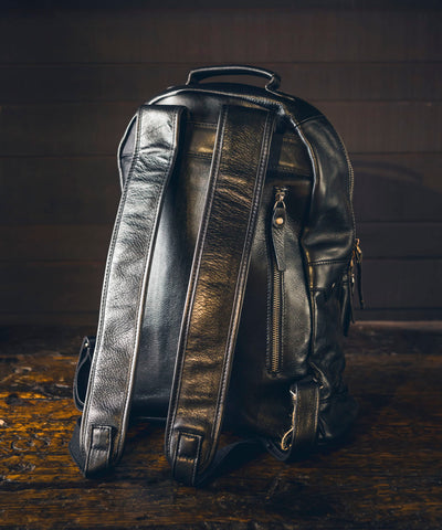 MVP Leather Backpack - Black