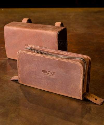Brooks D-Shaped Tool Bag - Aged Brown