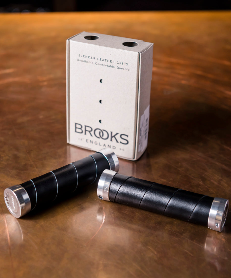 Brooks Slender Grips - Black 130mm – Blackwell & Sons