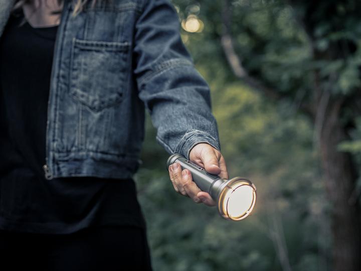 Barebones Vintage Flashlight - Slate Grey