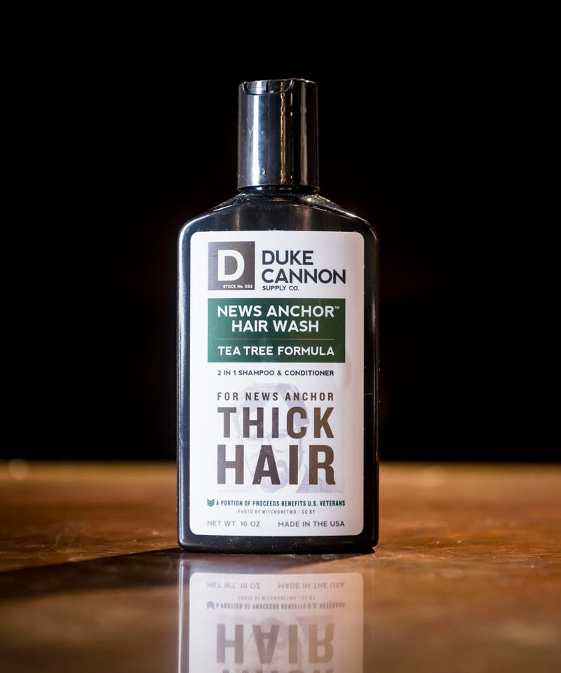 Duke Cannon News Anchor 2-in-1 Hair Wash - Tea Tree