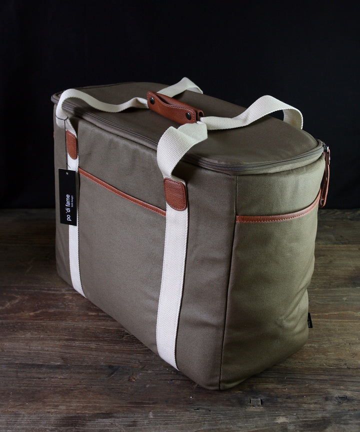 Po 'di Fame Hamptons Cooler Bag - Khaki