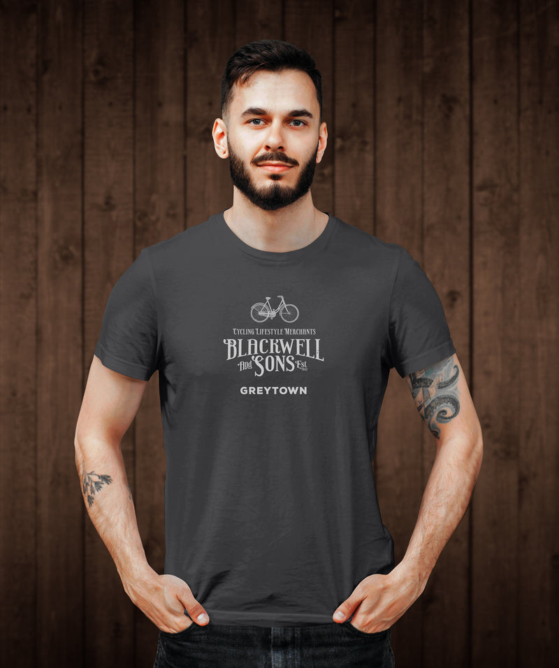 Blackwell and Sons Logo Tee Shirt - Charcoal