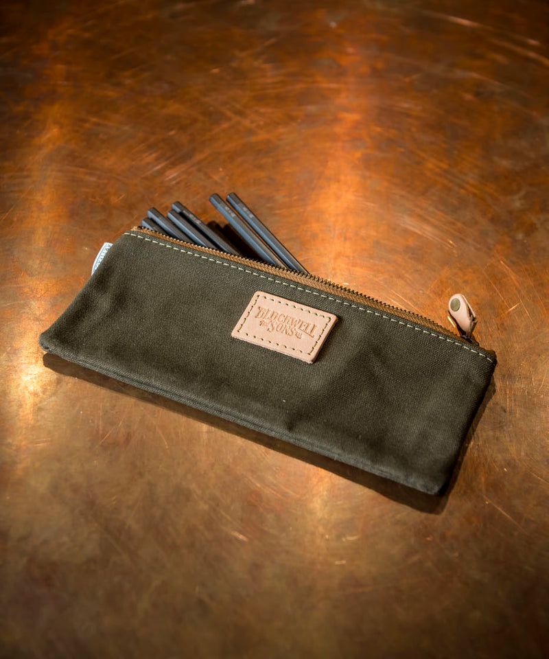 Blackwell and Sons Pencil Case - Olive