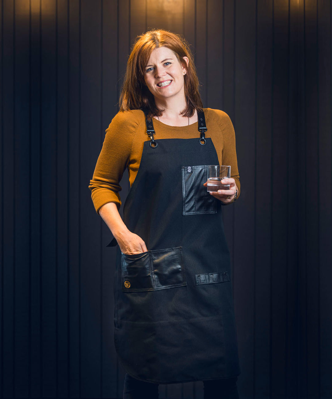 S&R Leather Pocket Fashionista Apron - Blackout Edition