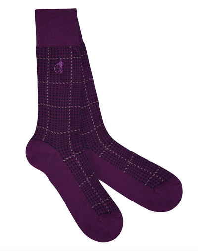 Ottaway Style Purple - By London Sock Company