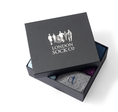 Six Pair Gift Box - Spot of Style - By London Sock Company