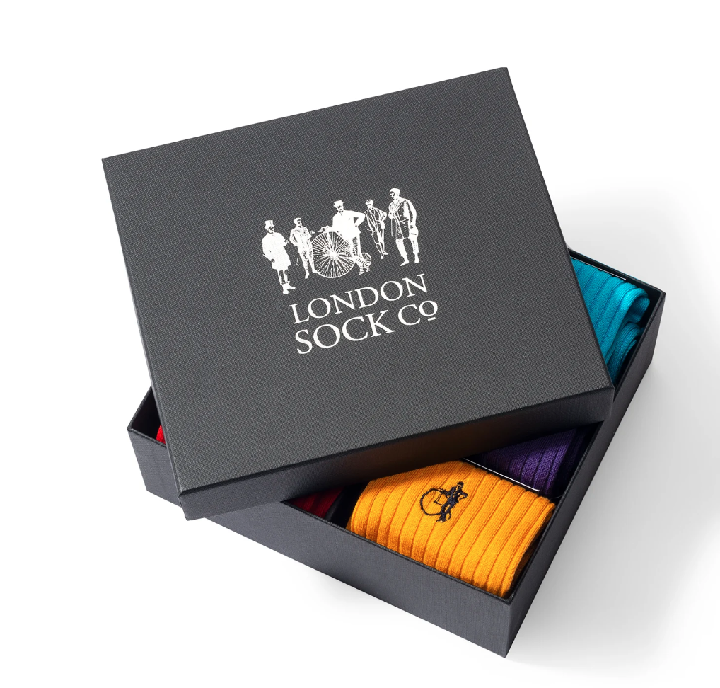 Six Pair Gift Set - Simply Colour - By London Sock Company