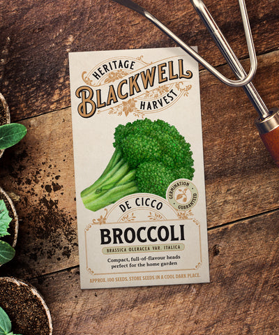 Blackwell Heritage Harvest Seeds - De Cicco Broccoli