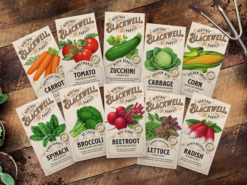 Blackwell Heritage Harvest Seeds - Hybrid Number 7 Spinach