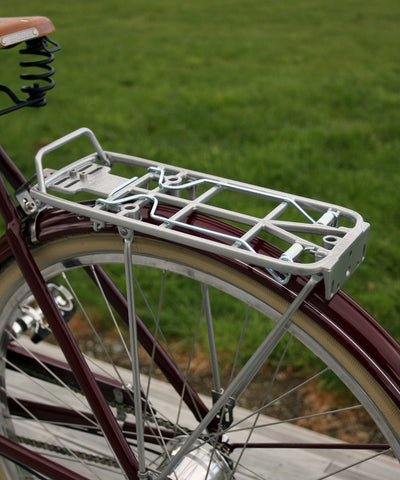Pletscher Rear Carrier -  Silver or Black - Fits Most Pashley Bicycles