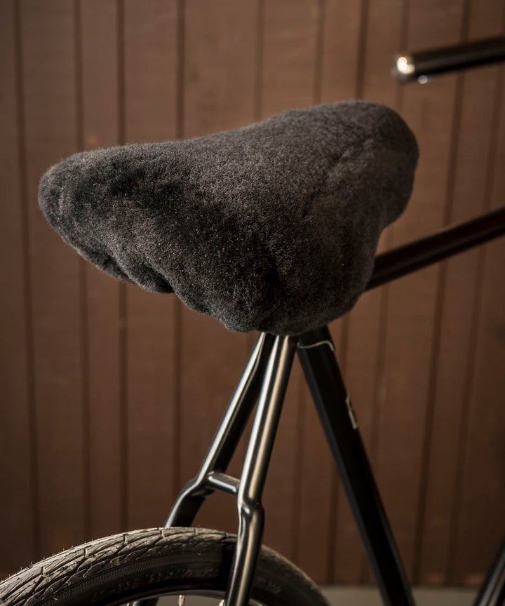 Sheepskin Seat Cover - Black