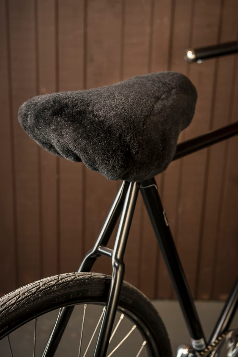 Sheepskin Seat Cover - Black