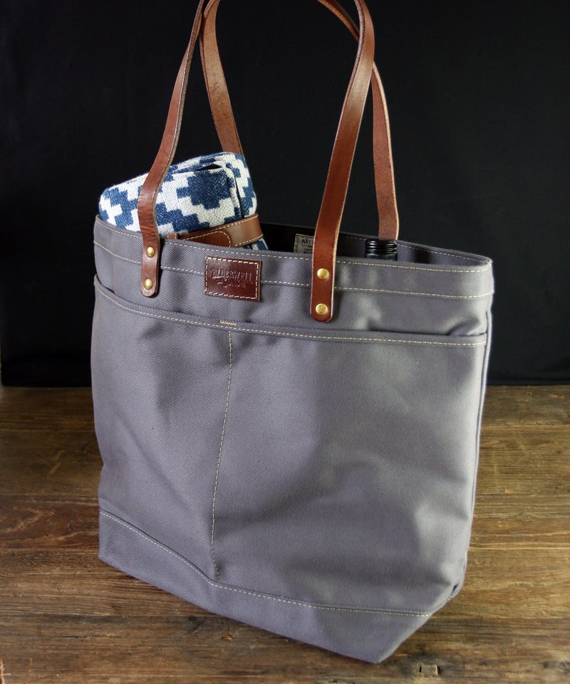 Blackwell and Sons Zippered Tote - Slate Twill