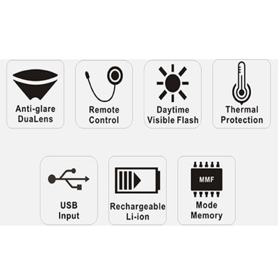 Raveman USB Front Light - 500 Lumens - 5 Lighting Modes