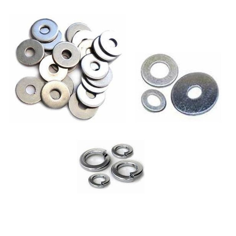 Flat and Spring Steel Washers